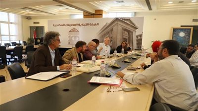   الغرفة التجارية بالإسكندرية تناقش مشروع 