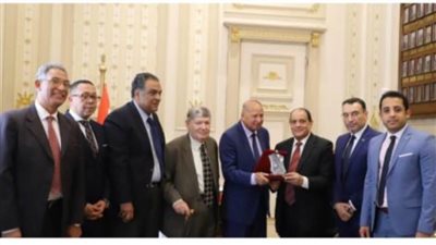 رئيس مجلس القضاء الأعلى يستقبل رئيس وأعضاء مجلس إدارة نادي قضاة جنوب سيناء 