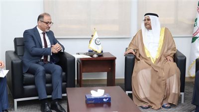  رئيس البرلمان العربي يستقبل مندوب دولة فلسطين الدائم لدى الجامعة العربية