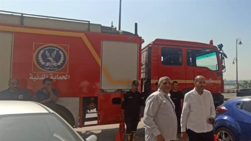 إخماد حريق ببني سويف