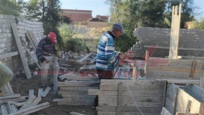 إزالة 6 حالات تعد على أراضٍ زراعية وأملاك الدولة في المهد بكفر الشيخ والحامول