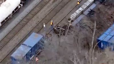 خروج عربات قطار شحن عن مسارها في مولدوفا بسبب حرارة الطقس