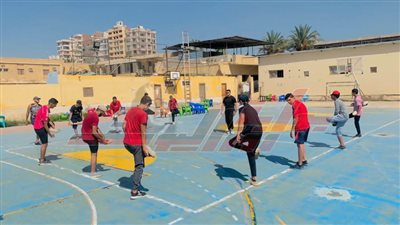  تدريبات خاصة في السباحة واللياقة البدنية يقدمها مركز التأهيل برياضة كفر الشيخ