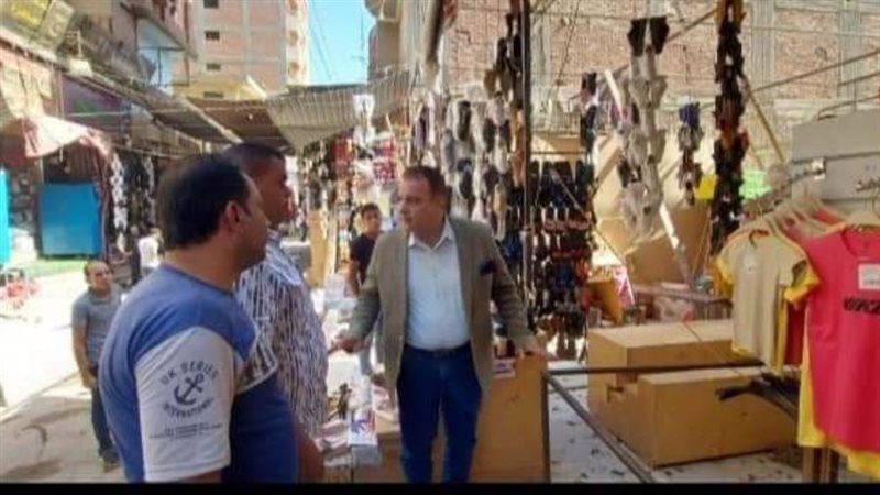 إزالة الإشغالات بالمنيا