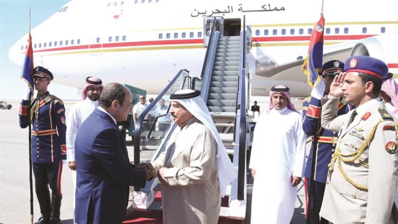 الرئيس السيسي يودع