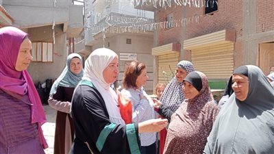 قومي المرأة بالبحيرة يواصل فعاليات الحملة الممتدة لطرق الأبواب 