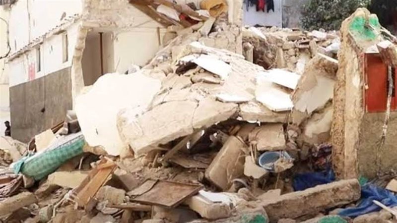 انهيار منزل بمغاغة