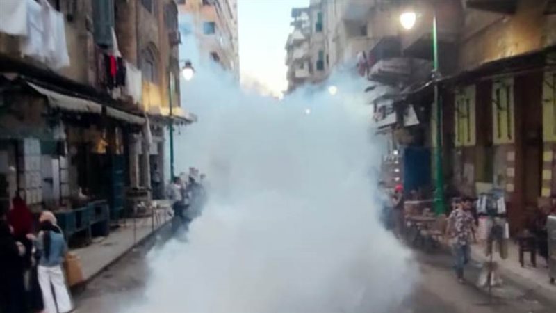 حملات مكثفه للرش