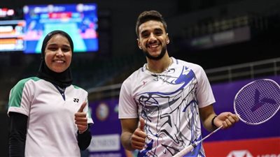 أدهم الجمال وضحى هاني يحصدان برونزية بطولة طاجيكستان الدولية للريشة الطائرة