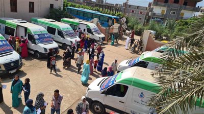 الكشف على 1790 مواطنًا في قافلة طبية مجانية بقرية كفر السابي بالبحيرة 