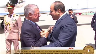 بالفيديو.. مراسم استقبال الرئيس السيسي لعاهل الأردن بمطار العلمين الدولي