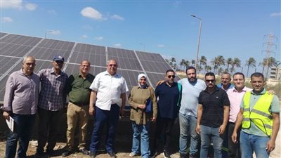 صرف إسكندرية ينتهي من تنفيذ محطة طاقة شمسية بمعالجة المعمورة