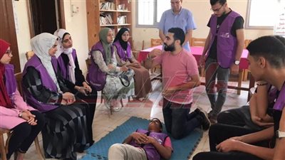 دورة تدريبية عن الإسعافات الأولية لأعضاء أندية التطوع ضمن مبادرة 