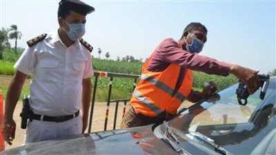 تحرير 2956 مخالفة عدم تركيب الملصق الإلكتروني خلال 24 ساعة