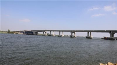 50 ٪ نسبة الإنجاز فى محور الفشن على النيل ببني سويف 