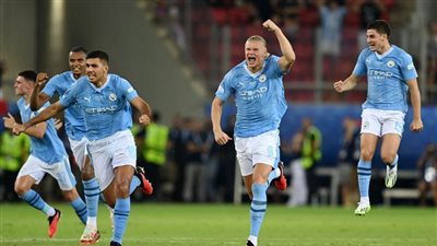 مانشستر سيتي يتوج بكأس السوبر الأوروبي على حساب إشبيلية