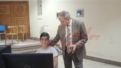وكيل تعليم كفر الشيخ يتابع احتبارات الالتحاق بمدرسة المتفوقين بعين شمس