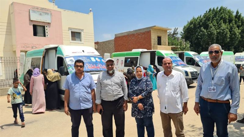 الكشف على 1588 مواطن