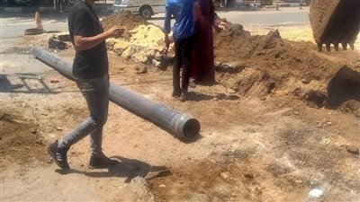 البدء في أعمال تجديد شبكة المياه والصرف الصحي لمباني المقر القديم لجامعة سوهاج