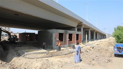 ارتفاع نسبة إنجاز مجمع مواقف سيارات بني سويف الجديد 71%