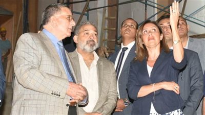 وزيرة الثقافة تتفقد الأعمال الإنشائية لـ«واحة الثقافة» بمدينة 6 ‏أكتوبر