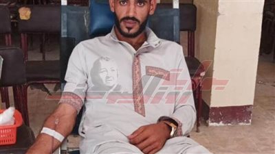 حملة للتبرع بالدم في قرية بدسوق ضمن مبادرة 