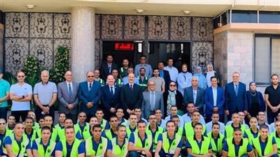 تعليم الإسكندرية يتابع التدريب العملي لطلاب المدرسة الفنية لمياه الشرب والصرف الصحي بورش ومعامل محطة مياه المنشية 