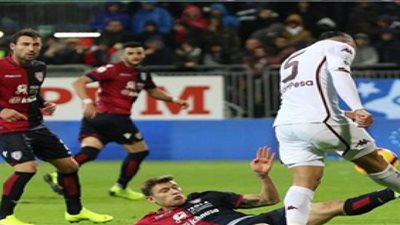 تورينو يتعادل مع كالياري بدون أهداف في الدوري الإيطالي لكرة القدم