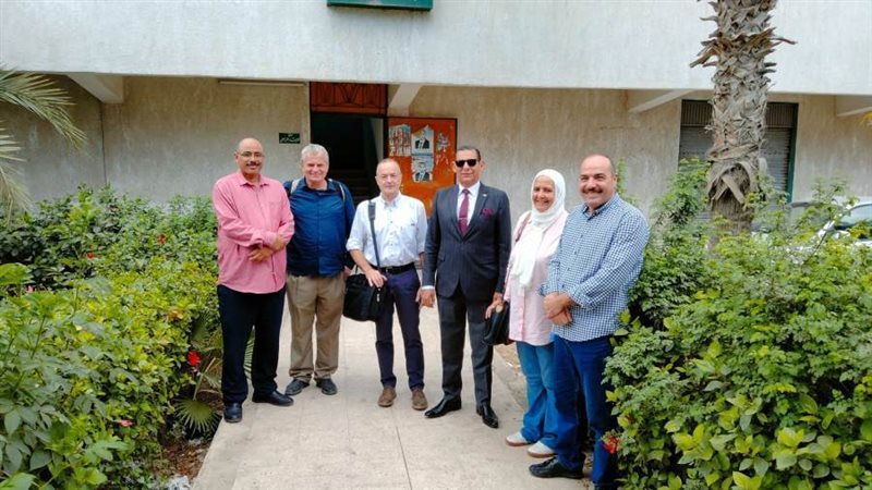 الوفد ألمانى يتفقد