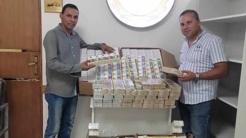 ضبط كمية من السجائر