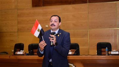  محاضرة عن الأمن القومي المصري ومحاربة الفكر المتطرف بجامعة سوهاج