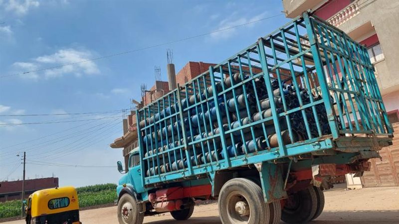 ضبط مستودع غاز تصرف