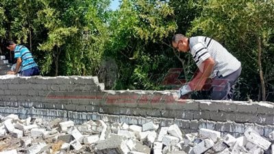 حملات تموينية وإزالة إشغالات وتعديات على أراض زراعية بكفر الشيخ