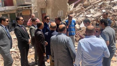 ننشر معاينة للنيابة الإدارية لعقار الإسماعيلية المنهار