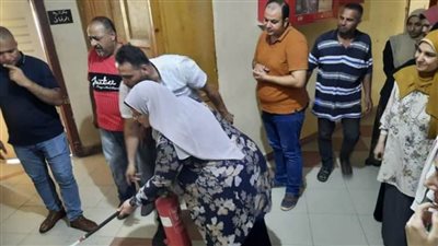 برنامج تدريبي لاستخدام أجهزة الإطفاء والتعامل مع مخاطر الحريق بالبحيرة 