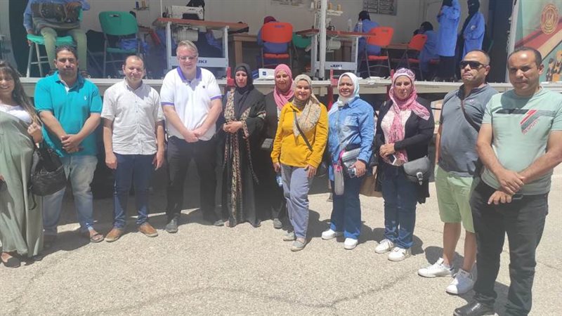 خلال الزيارة