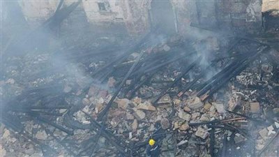نشوب حريق مروع في مسجد أثري بالدقهلية