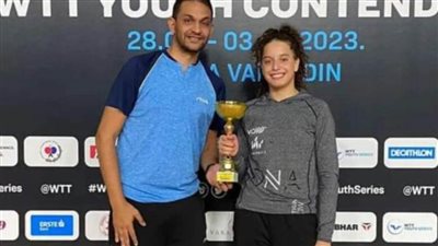 هنا جودة تتوج ببطولة كرواتيا لناشئات تنس الطاولة