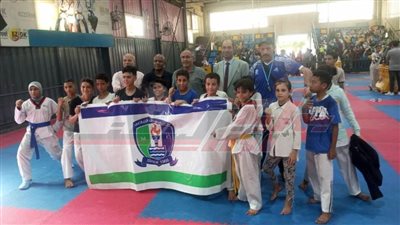 تايكوندو نادي مطوبس الرياضي يخوض مباريات ودية بنادي عز الدخيلة بالإسكندرية