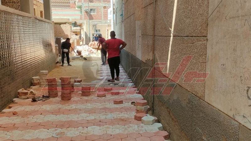 رصف الشوارع بالإنترلوك