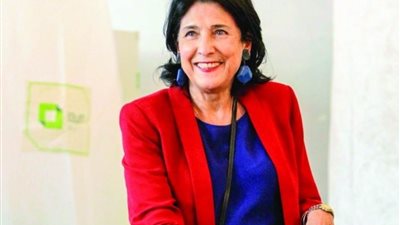 رئيس المجلس الأوروبي يلتقي رئيسة جورجيا