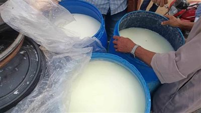 ضبط 800 كيلو لبن غير صالحة وتحرير 5 محاضر تموينية خلال حملات رقابية بالمنيا