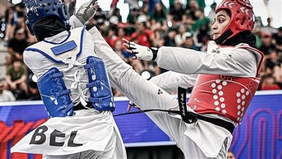 آية شحاتة تتأهل لثمن نهائي الجائزة الكبرى للتايكوندو