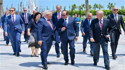 أبرز ما دار خلال مقابلة الرئيس السيسي لوفدي الحزب الديموقراطي والجمهوري