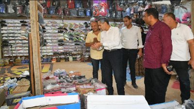 محافظ الغربية يتفقد تجهيز معارض 
