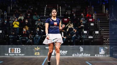 نور الشربيني تتصدر التصنيف العالمي لسيدات الإسكواش