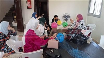 ورش حرفية بمركز شباب بلطيم تحت شعار 