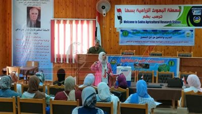 تدريب طلاب كليتي الزراعة والعلوم بعدد من الجامعات وتأهيلهم لسوق العمل بمركز بحوث سخا