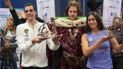 رابطة محترفي الإسكواش تختار علي فرج ونور الشربيني الأفضل في أغسطس