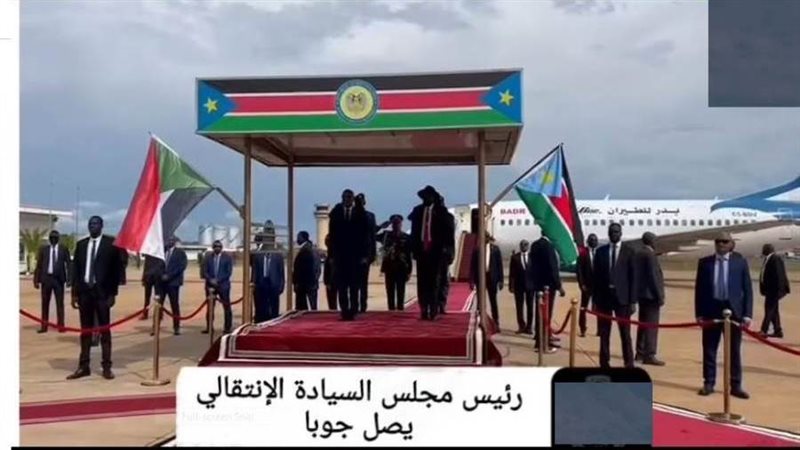 البرهان في جوبا